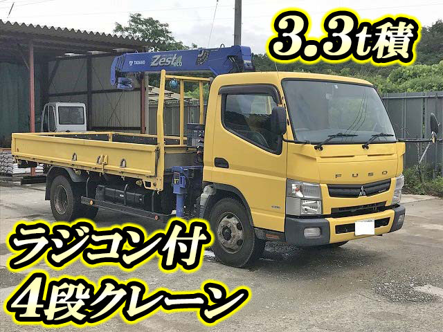 MITSUBISHI FUSO Canter Truck (With 4 Steps Of Cranes) TKG-FEB80 2012 35,379km