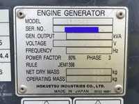 HOKUETSU INDUSTRIES Airman Generator SDG25S  1,380h_12