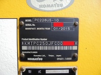 KOMATSU  Excavator PC228US-10 2015 2,001h_40