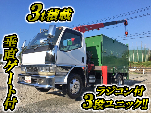 MITSUBISHI FUSO Canter Truck (With 3 Steps Of Unic Cranes) KK-FE53EC 2002 115,911km