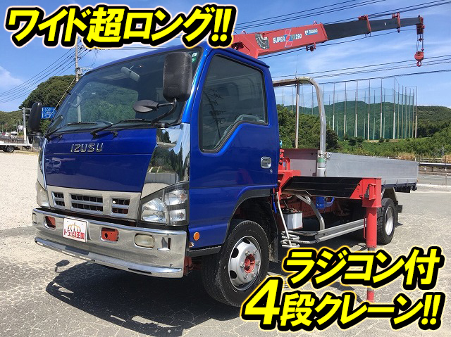 ISUZU Elf Truck (With 4 Steps Of Cranes) PA-NPR81R 2004 471,212km