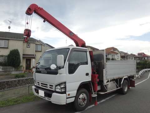 ISUZU Elf Truck (With 3 Steps Of Cranes) PA-NPR81R 2005 308,830km