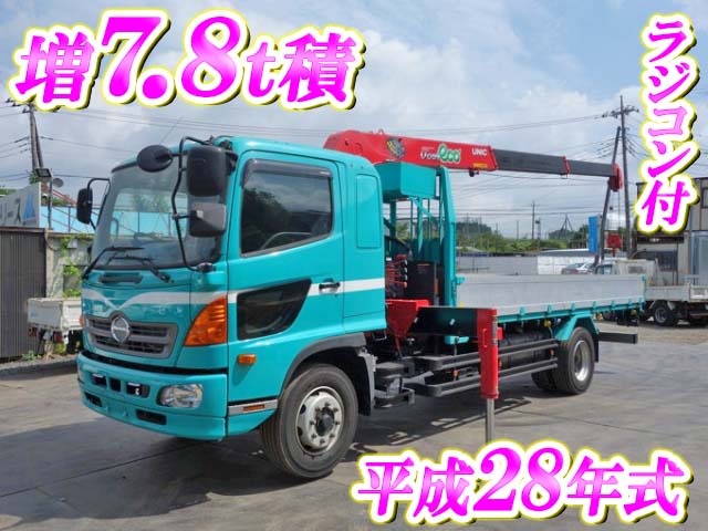 HINO Ranger Truck (With 3 Steps Of Unic Cranes) QKG-FE7JKAA 2016 36,122km