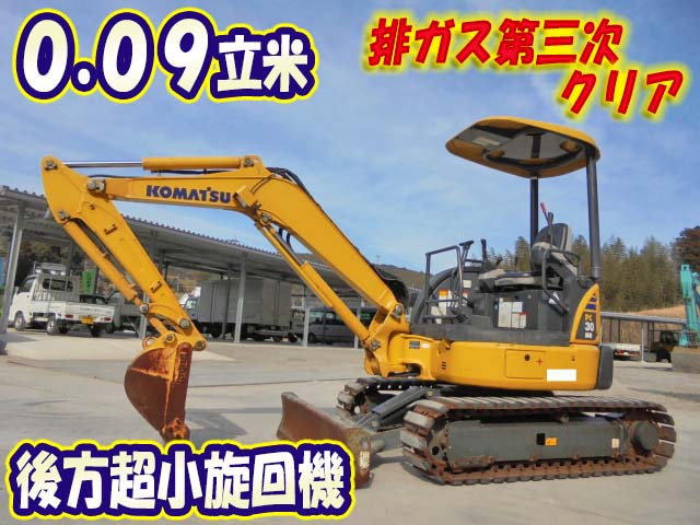 KOMATSU  Mini Excavator PC30MR-3 2013 1,403h
