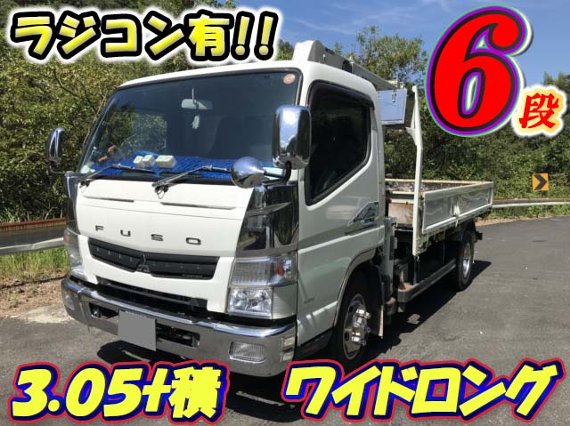 MITSUBISHI FUSO Canter Truck (With 6 Steps Of Unic Cranes) TKG-FEB80 2013 144,855km