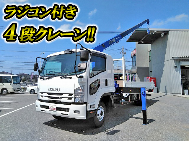 ISUZU Forward Truck (With 4 Steps Of Cranes) TKG-FRR90S2 2017 667km