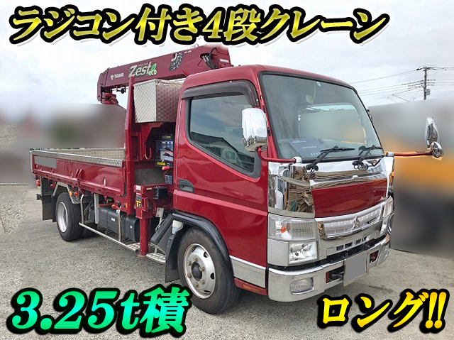 MITSUBISHI FUSO Canter Truck (With 4 Steps Of Cranes) TKG-FEA80 2013 90,900km