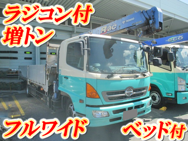 HINO Ranger Truck (With 3 Steps Of Cranes) BDG-FE8JPWA 2007 785,974km