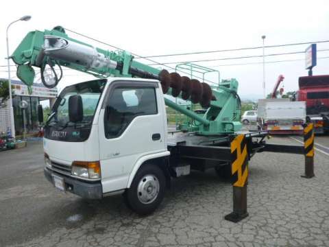 ISUZU Elf Hole Digging & Pole Standing Cars KK-NKR71E3N 2002 101,112km