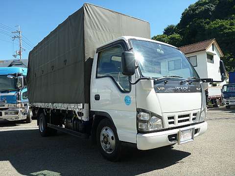 ISUZU Elf Covered Truck PB-NKR81AR 2007 74,019km