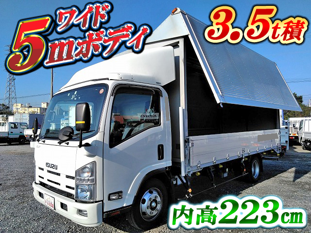 ISUZU Elf Aluminum Wing TKG-NPR85AN 2014 73,585km