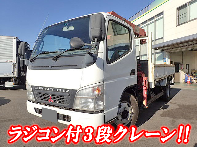 MITSUBISHI FUSO Canter Truck (With 3 Steps Of Cranes) PA-FE73DEN 2007 85,142km