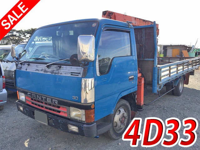 MITSUBISHI FUSO Canter Truck (With 3 Steps Of Cranes) U-FE437F 1989 276,485km