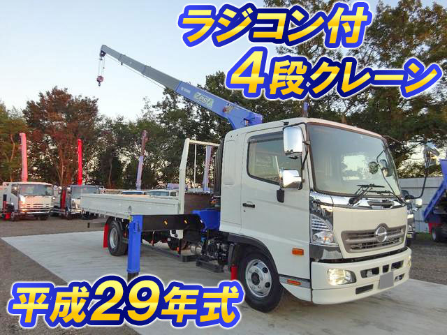 HINO Ranger Truck (With 4 Steps Of Cranes) TKG-FD7JLAA 2017 2,000km