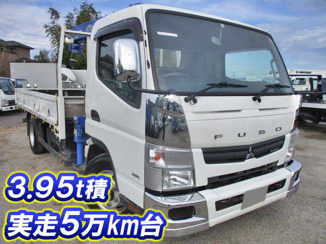 MITSUBISHI FUSO Canter Truck (With 3 Steps Of Cranes) TKG-FEB90 2015 51,644km