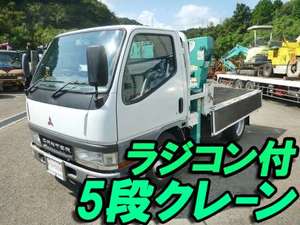 MITSUBISHI FUSO Canter Truck (With 5 Steps Of Cranes) KK-FE50EB 2000 4,619km_1