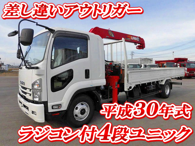 ISUZU Forward Truck (With 4 Steps Of Unic Cranes) TKG-FRR90S2 2018 1,000km