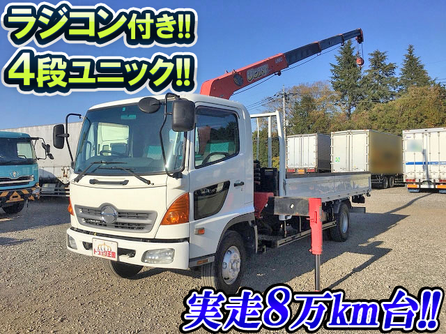 HINO Ranger Truck (With 4 Steps Of Cranes) ADG-FC7JJWA 2006 85,979km