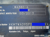 KOMATSU  Wheel Loader WA380-6 2013 _23