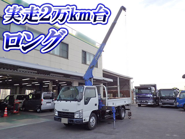 ISUZU Elf Truck (With 3 Steps Of Cranes) TKG-NKR85AR 2012 26,077km