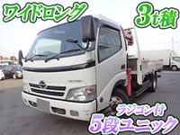 HINO Dutro Truck (With 5 Steps Of Unic Cranes) BDG-XZU414M 2009 307,125km_1