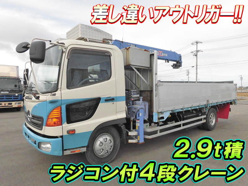HINO Ranger Truck (With 4 Steps Of Cranes) KK-FC1JKEA 2002 200,000km