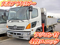 HINO Ranger Truck (With 4 Steps Of Unic Cranes) KK-FD1JKEA 2003 729,263km_1