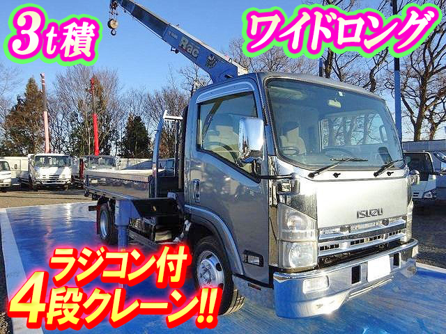 ISUZU Elf Truck (With 4 Steps Of Cranes) BDG-NPR85AR 2008 79,000km