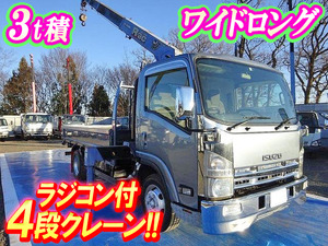 ISUZU Elf Truck (With 4 Steps Of Cranes) BDG-NPR85AR 2008 79,000km_1