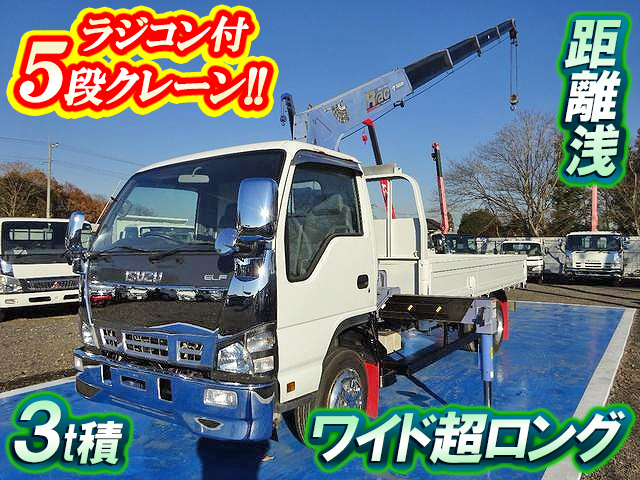 ISUZU Elf Truck (With 5 Steps Of Cranes) PA-NPR81R 2005 9,000km