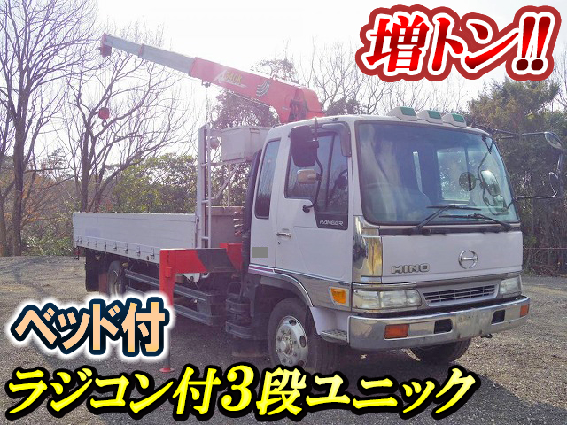 HINO Ranger Truck (With 3 Steps Of Unic Cranes) KC-FE1JLBA 1997 506,000km