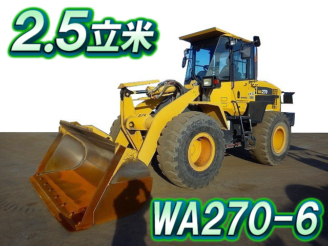 KOMATSU  Wheel Loader WA270-6 2011 14,498h