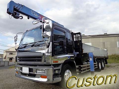 ISUZU Giga Truck (With 4 Steps Of Cranes) KL-CYZ81T3 2000 201,479km