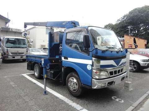 HINO Dutro Truck (With 3 Steps Of Cranes) KK-XZU301M 2003 99,072km