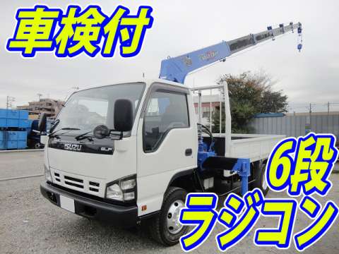 ISUZU Elf Truck (With 6 Steps Of Cranes) PA-NPR81R 2004 111,158km