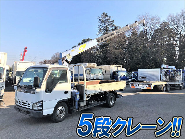 ISUZU Elf Truck (With 5 Steps Of Cranes) PB-NKR81AR 2004 323,000km