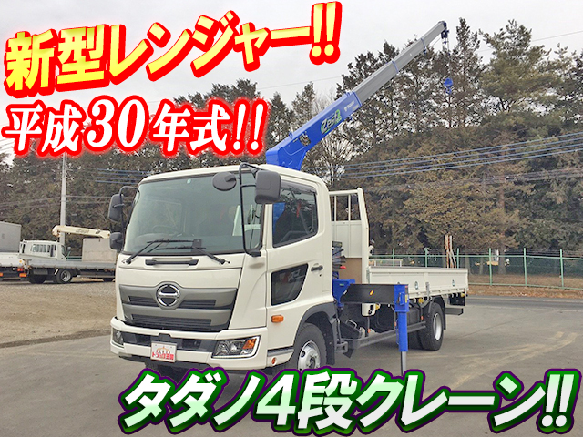 HINO Ranger Truck (With 4 Steps Of Cranes) 2KG-FC2ABA 2018 1,133km