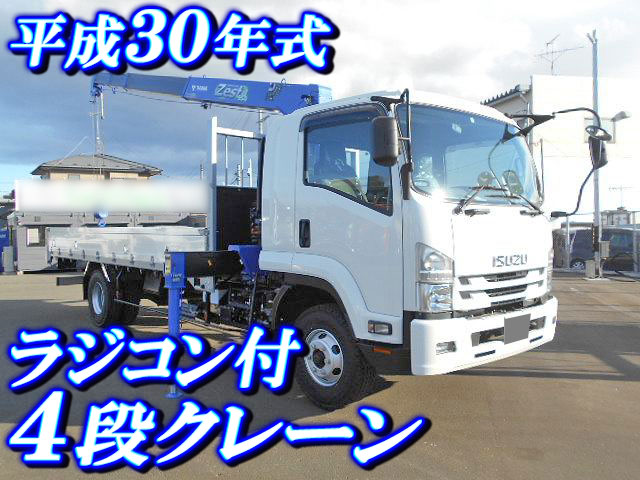 ISUZU Forward Truck (With 4 Steps Of Cranes) TKG-FRR90S2 2018 471km