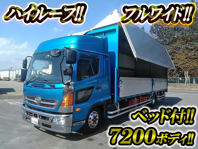 HINO Ranger Aluminum Wing TKG-FD7JPAA 2013 438,455km