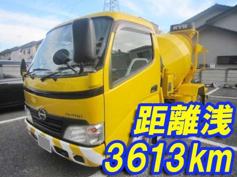 HINO Dutro Mixer Truck BDG-XZU304E 2009 3,613km