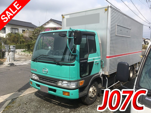 HINO Ranger Aluminum Van KC-FC3JGBA 1998 333,776km