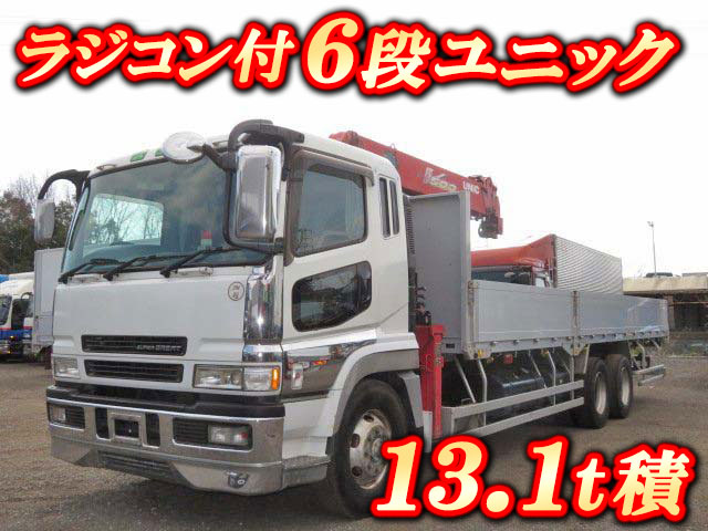 MITSUBISHI FUSO Super Great Truck (With 6 Steps Of Unic Cranes) KL-FU50MUZ 2002 542,000km