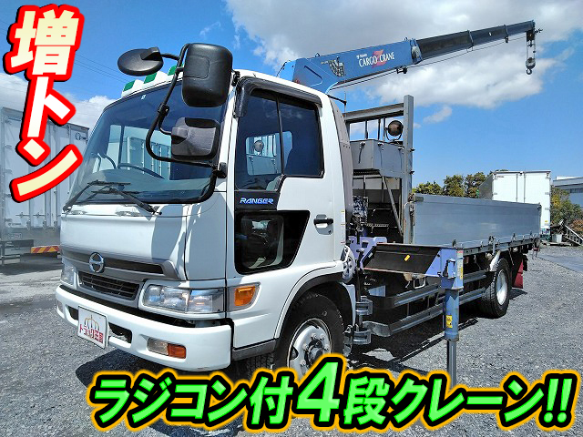 HINO Ranger Truck (With 4 Steps Of Cranes) KL-FJ1JJDA 2000 338,645km
