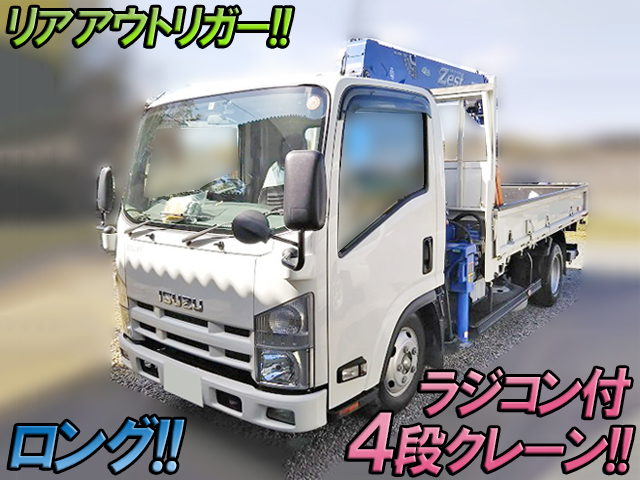 ISUZU Elf Truck (With 4 Steps Of Cranes) BKG-NMR85AR 2010 53,600km