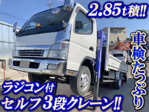 MITSUBISHI FUSO Canter Self Loader (With 3 Steps Of Cranes) PDG-FE83DN 2009 164,766km_1