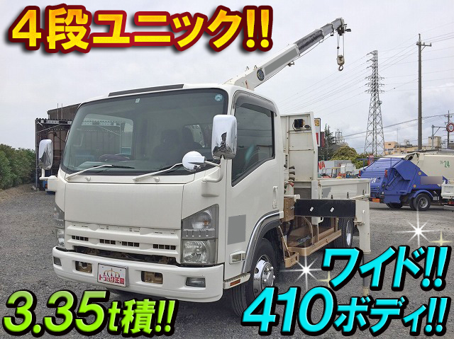 ISUZU Elf Truck (With 4 Steps Of Unic Cranes) PKG-NPR75N 2008 237,482km