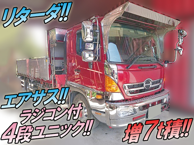 HINO Ranger Truck (With 4 Steps Of Unic Cranes) QKG-FE7JLAG 2014 272,000km