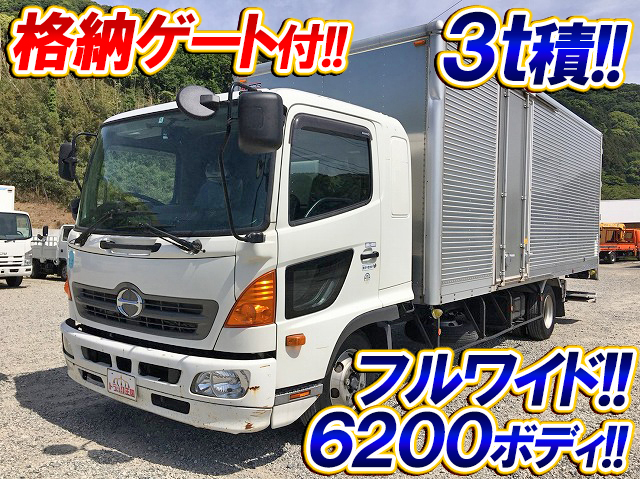 HINO Ranger Aluminum Van TKG-FD9JLAA 2013 207,142km