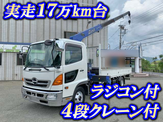 HINO Ranger Truck (With 4 Steps Of Cranes) BDG-FC6JKWA 2008 171,376km