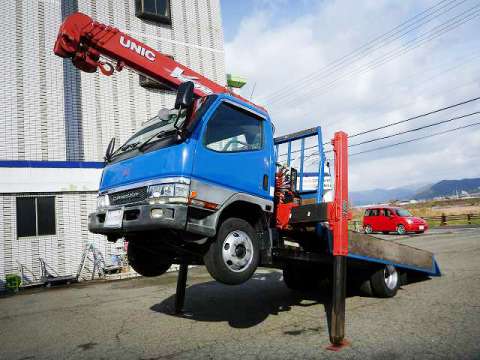 MITSUBISHI FUSO Canter Self Loader (With 5 Steps Of Cranes) KK-FE63EEX 2000 21,686km